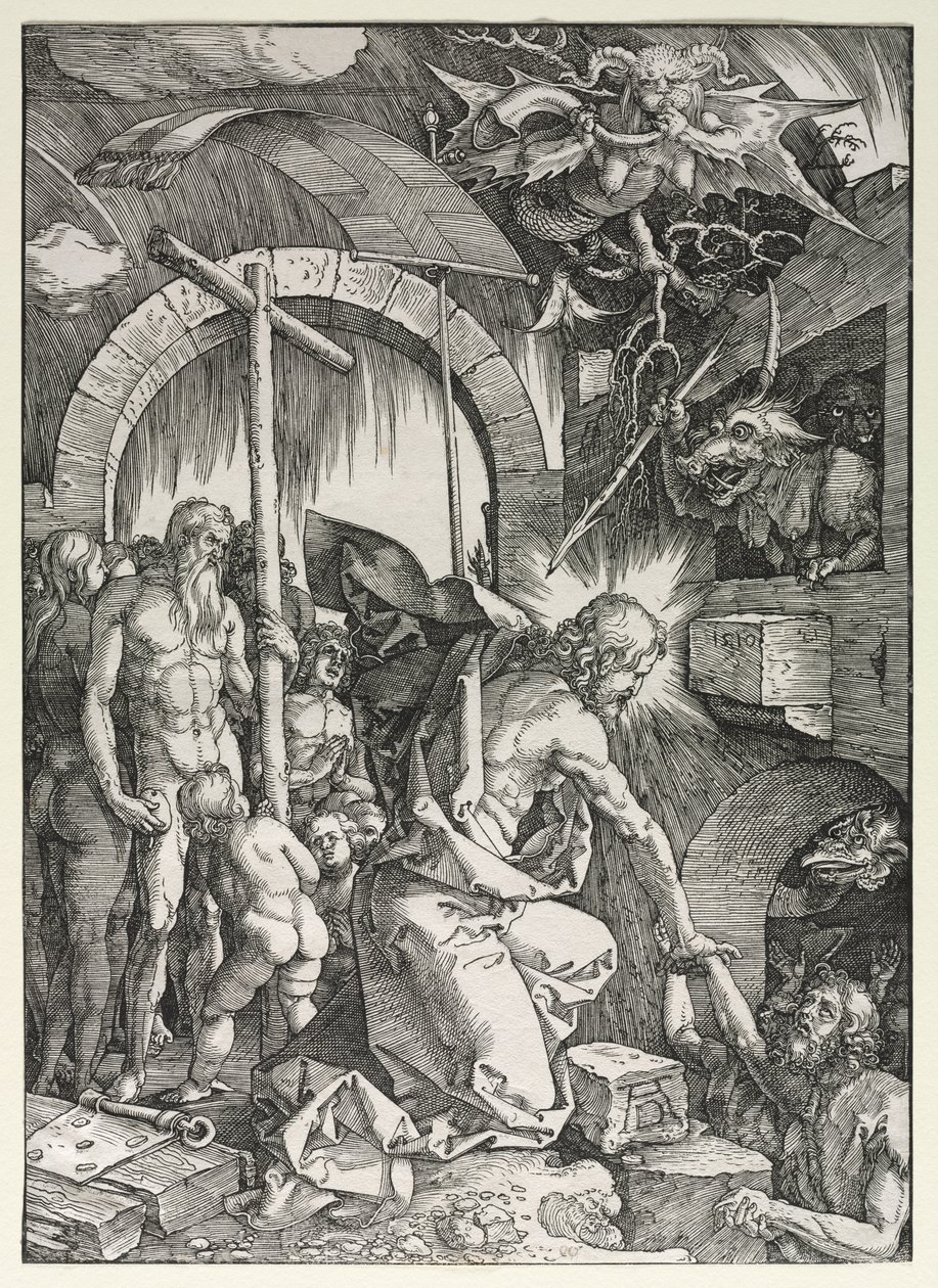 Den store lidenskapen: Kristus synker ned i limbo av Albrecht Dürer