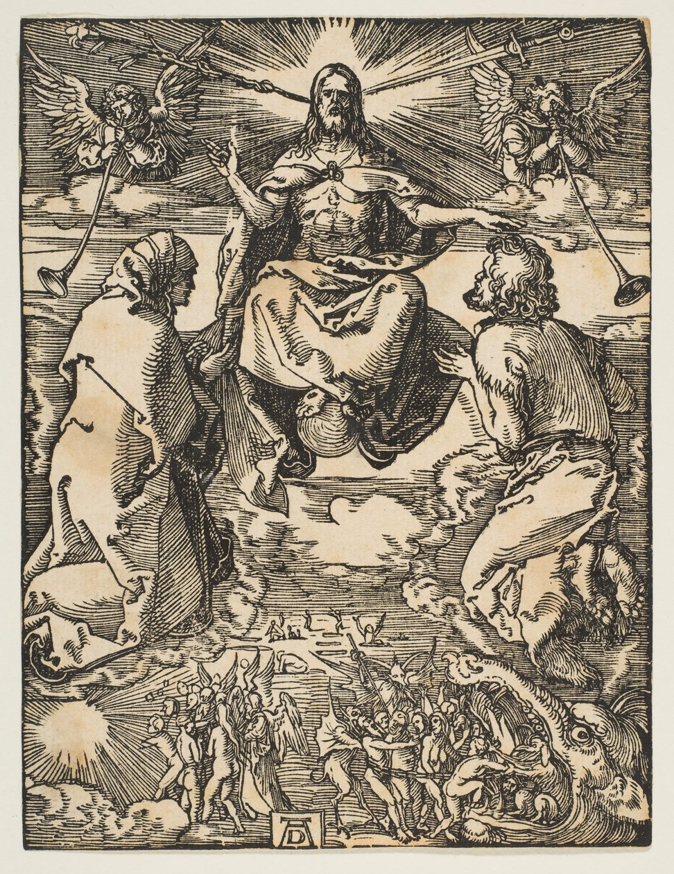 Den siste dommen, fra The Small Passion, ca. 1510. av Albrecht Dürer