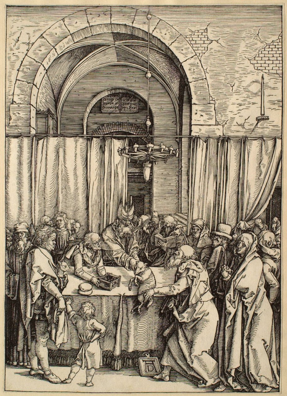 Jomfru Marias liv: Joakims offer avvist av Albrecht Dürer