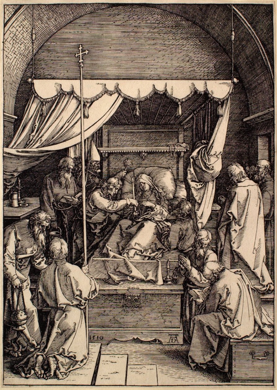 Jomfru Marias liv: Jomfru Marias død av Albrecht Dürer