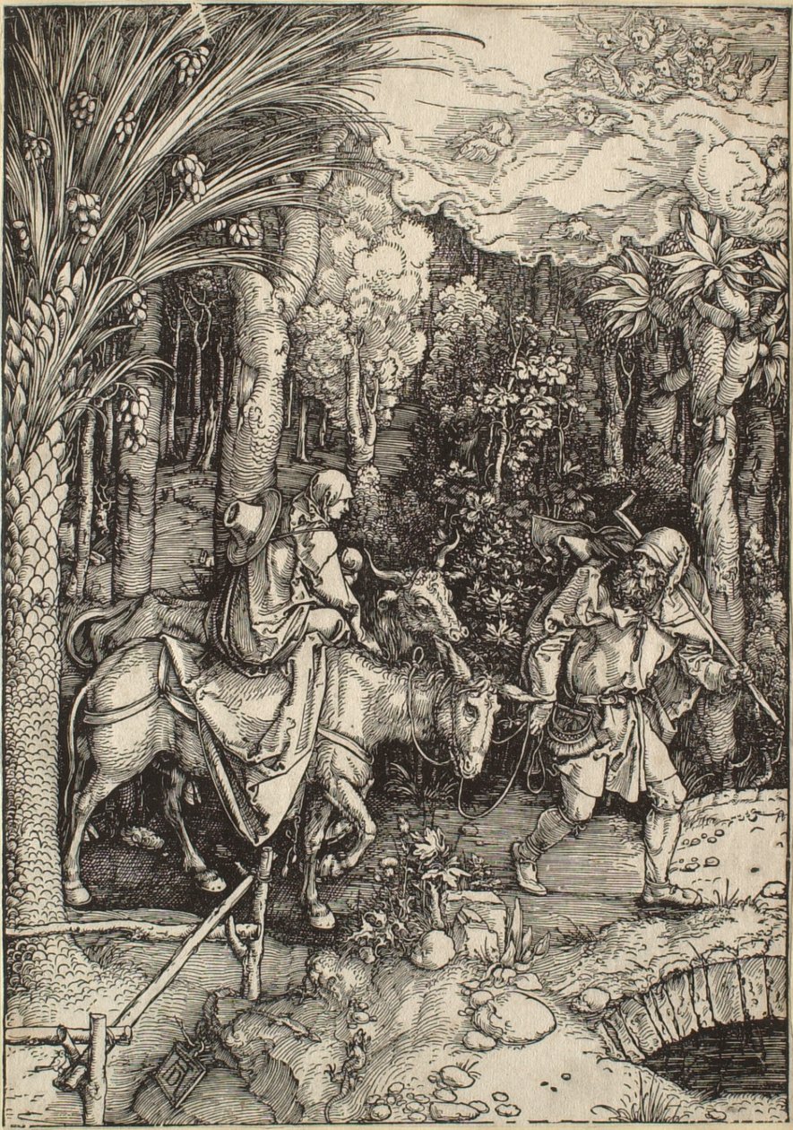 Jomfru Marias liv: Flukten til Egypt av Albrecht Dürer