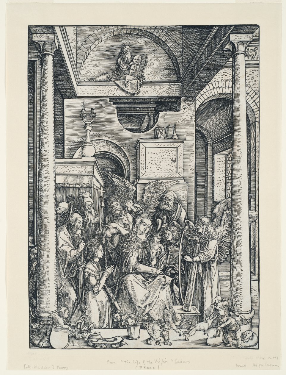 Jomfruens liv: Jomfruens forherligelse av Albrecht Dürer