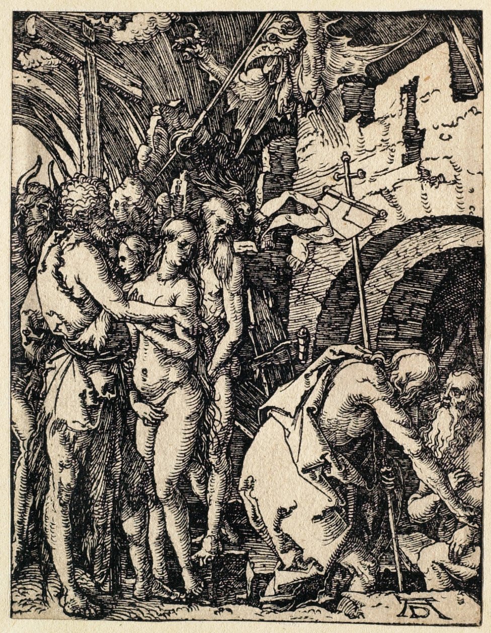 Den lille pasjonen: Kristus i limbo av Albrecht Dürer