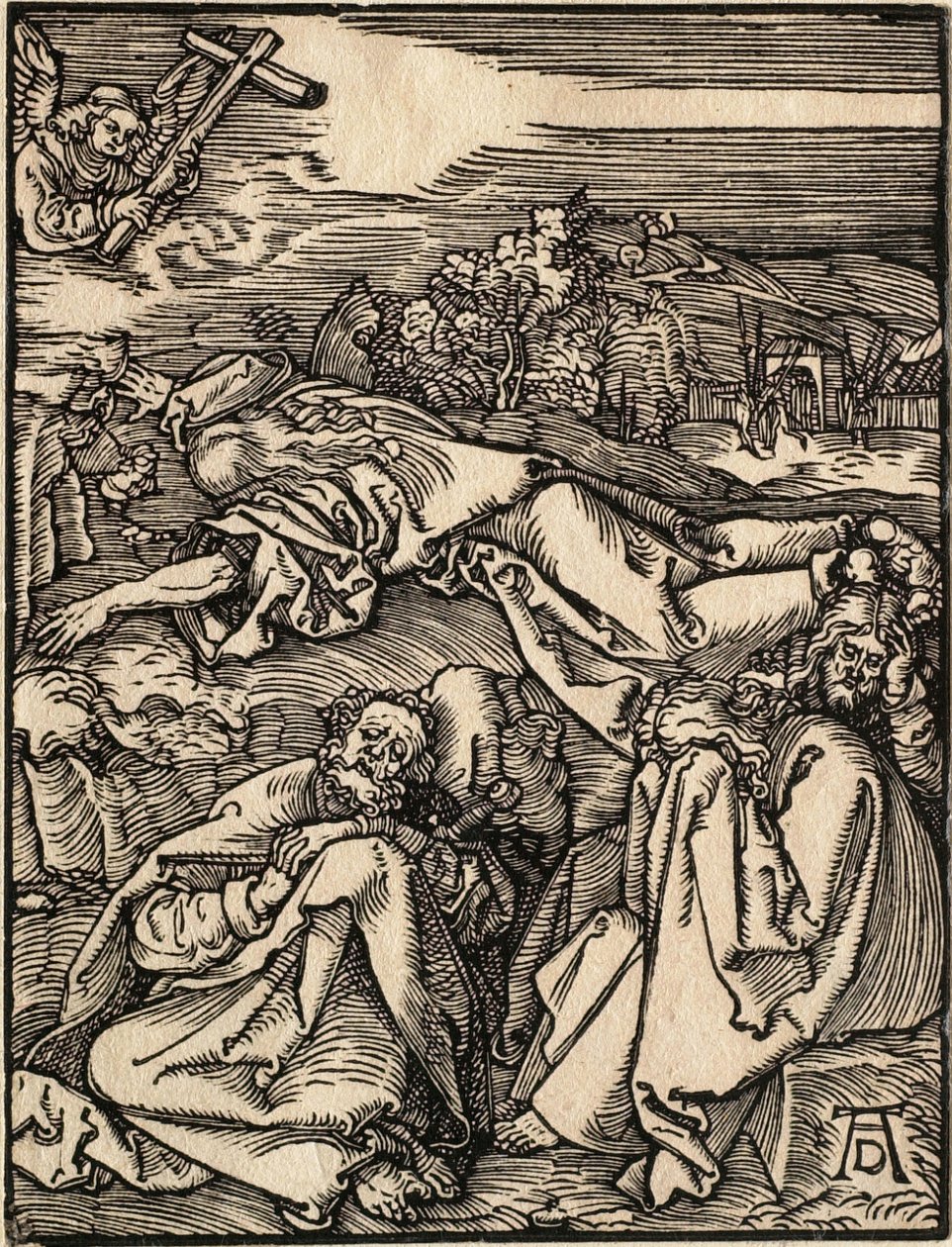 Den lille pasjonen: Kristus på Oljeberget av Albrecht Dürer