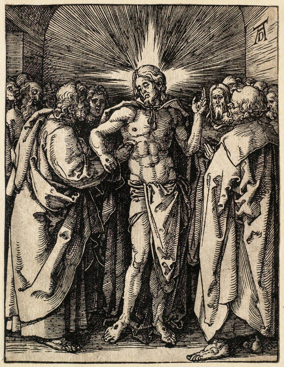 Den lille pasjonen: Den tvilende Thomas av Albrecht Dürer