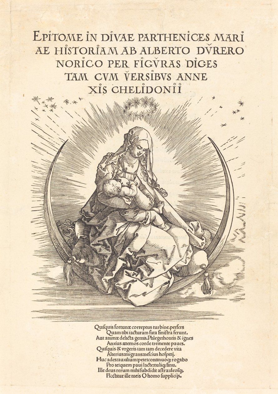 Madonnaen på Halvmånen av Albrecht Dürer