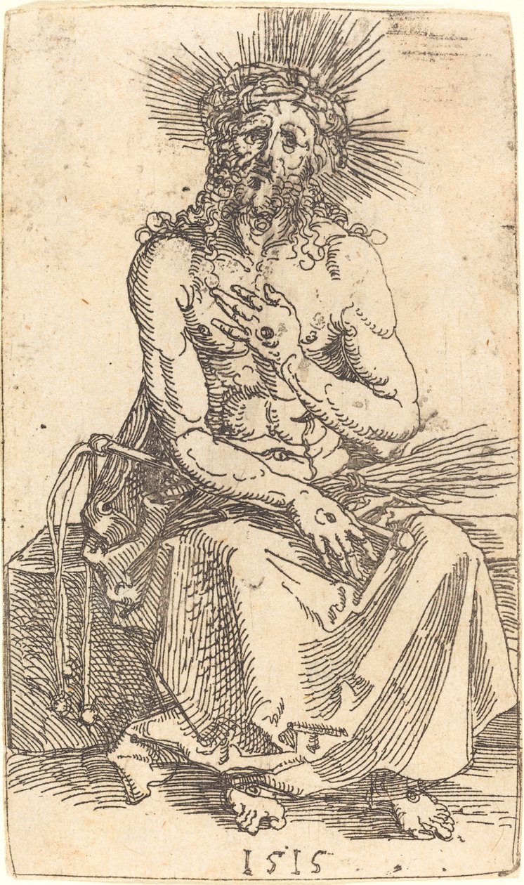 Sorgens mann sitter av Albrecht Dürer