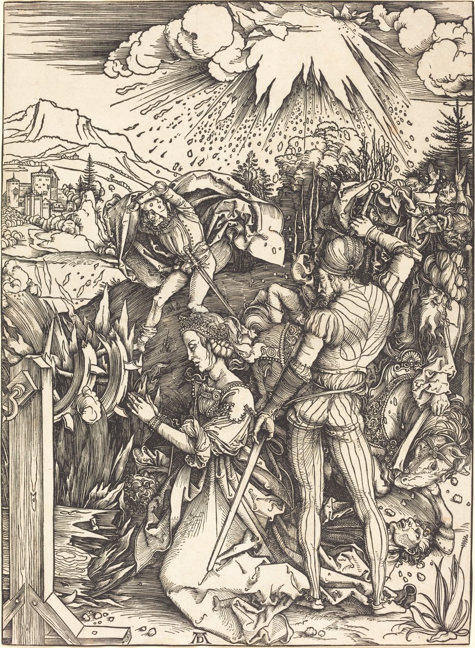 Martyrdommen til Saint Catherine av Albrecht Dürer