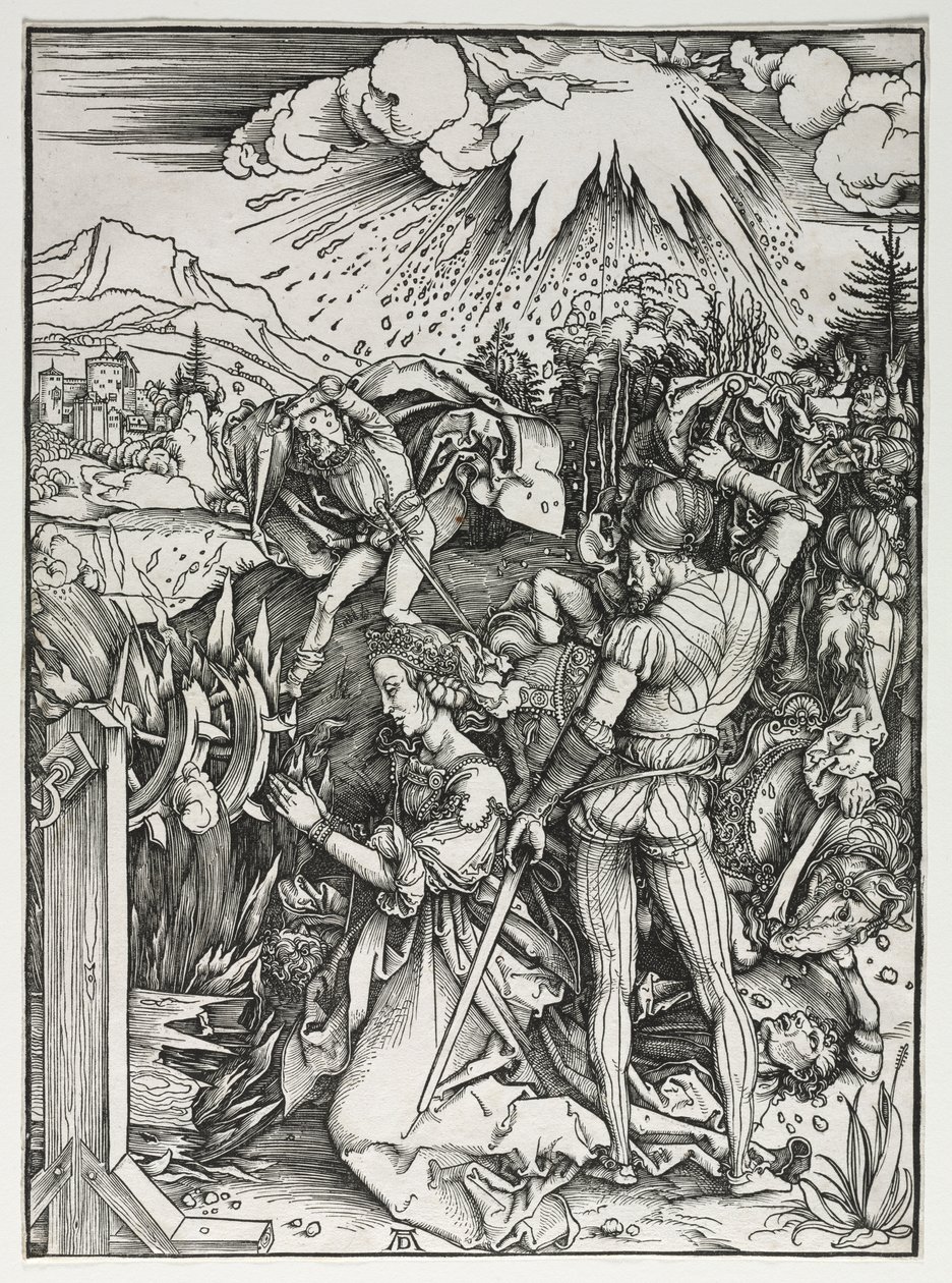 Martyrdommen til den hellige Katarina av Alexandria av Albrecht Dürer