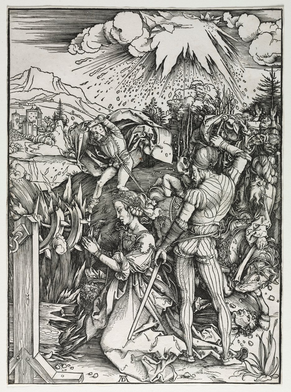 Martyrdommen til Saint Catherine of Alexandria, ca. 1497. av Albrecht Dürer