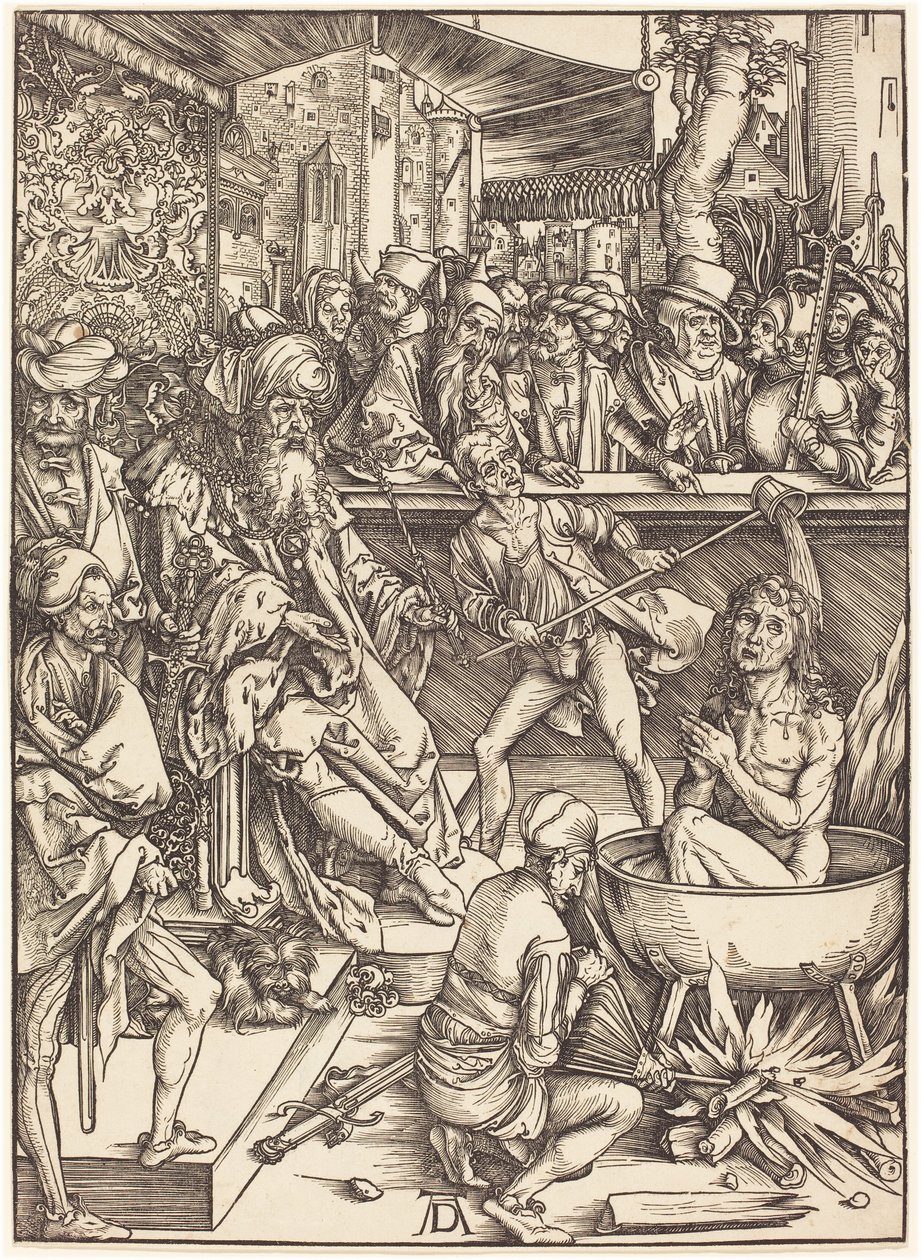 Saint Johns martyrium av Albrecht Dürer