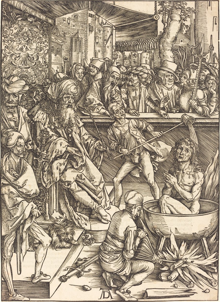Saint Johns martyrium av Albrecht Dürer