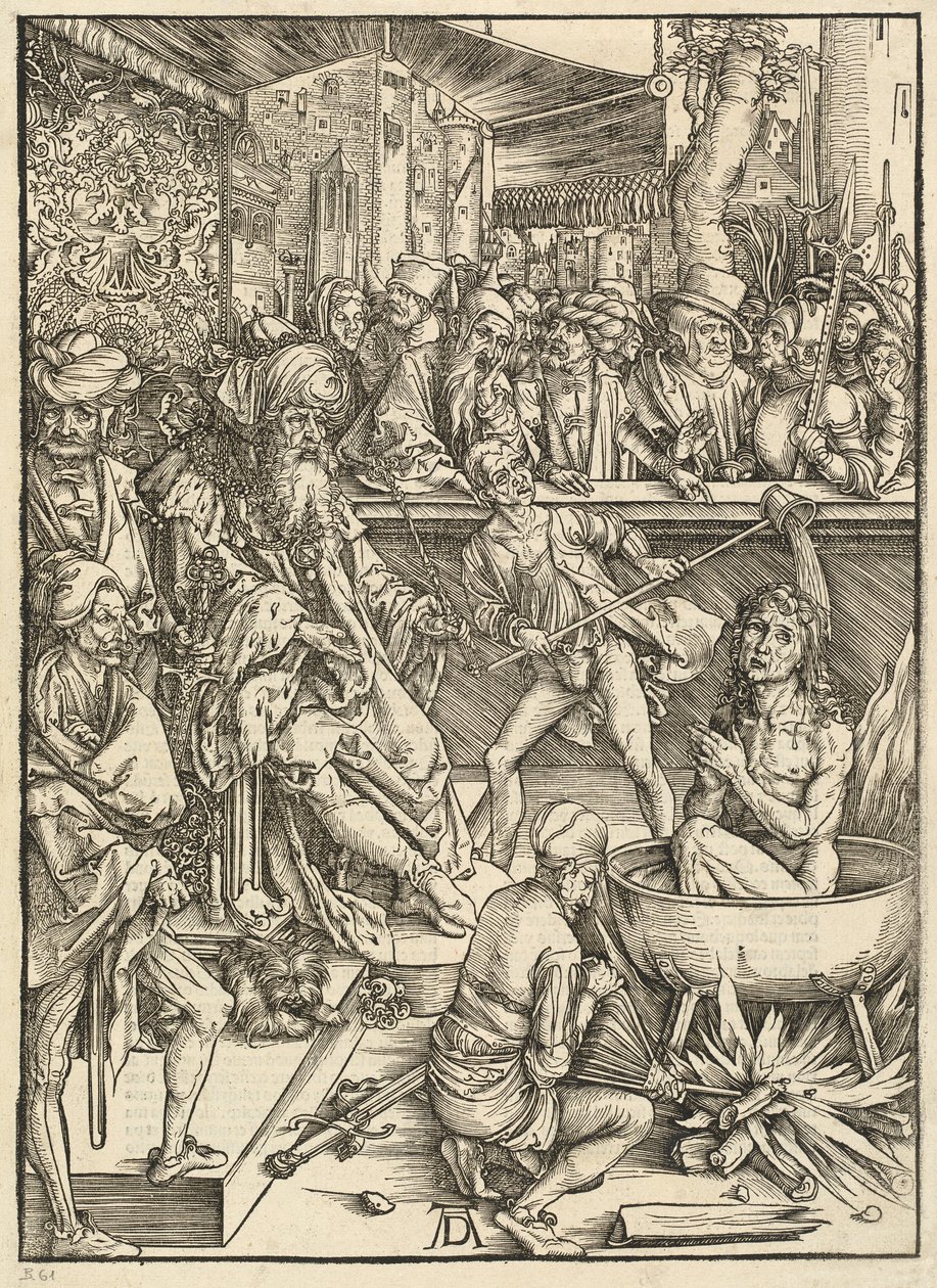 Saint Johns martyrium av Albrecht Dürer