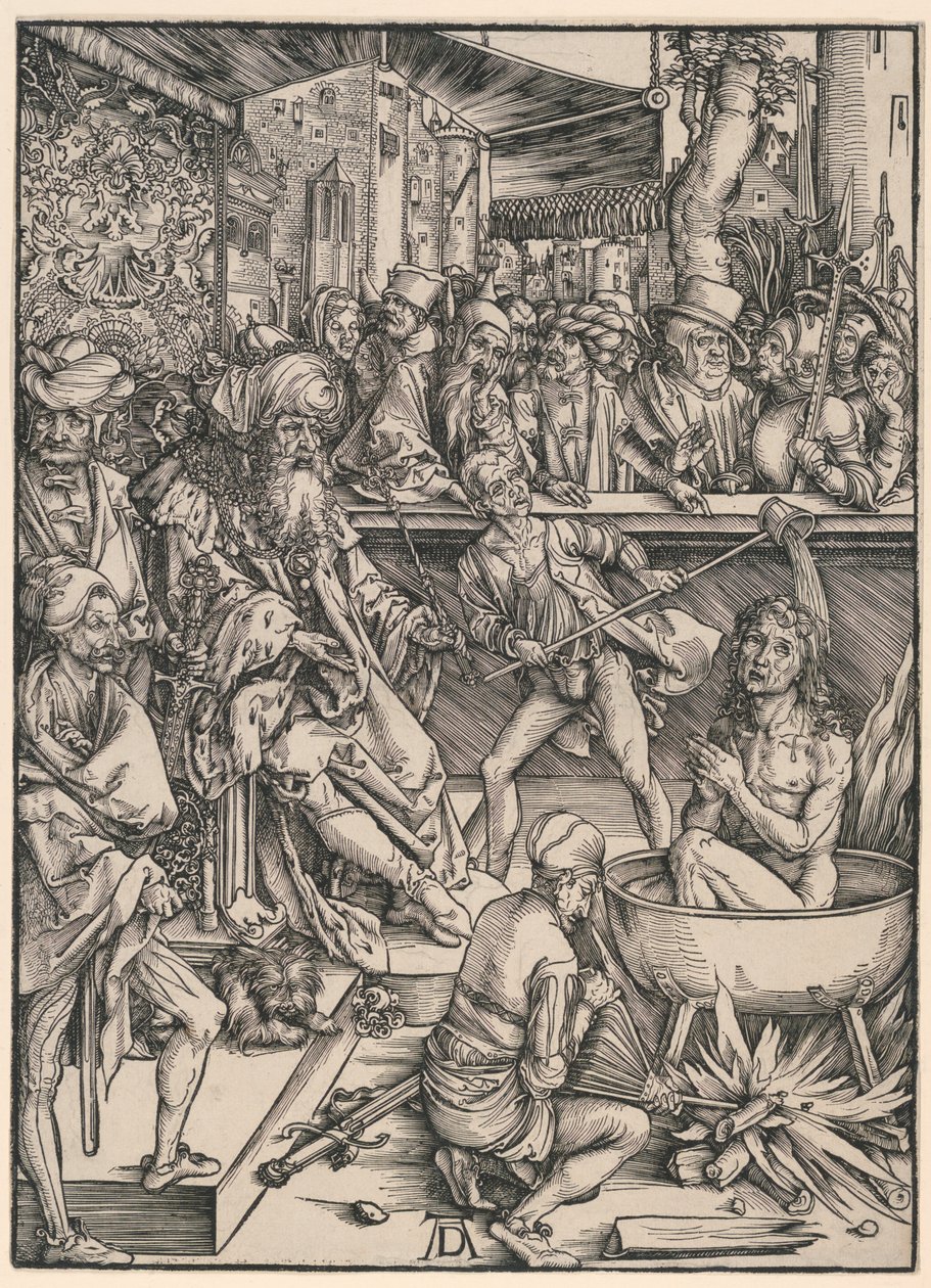 The Martyrdom of Saint John, fra The Apocalypse av Albrecht Dürer