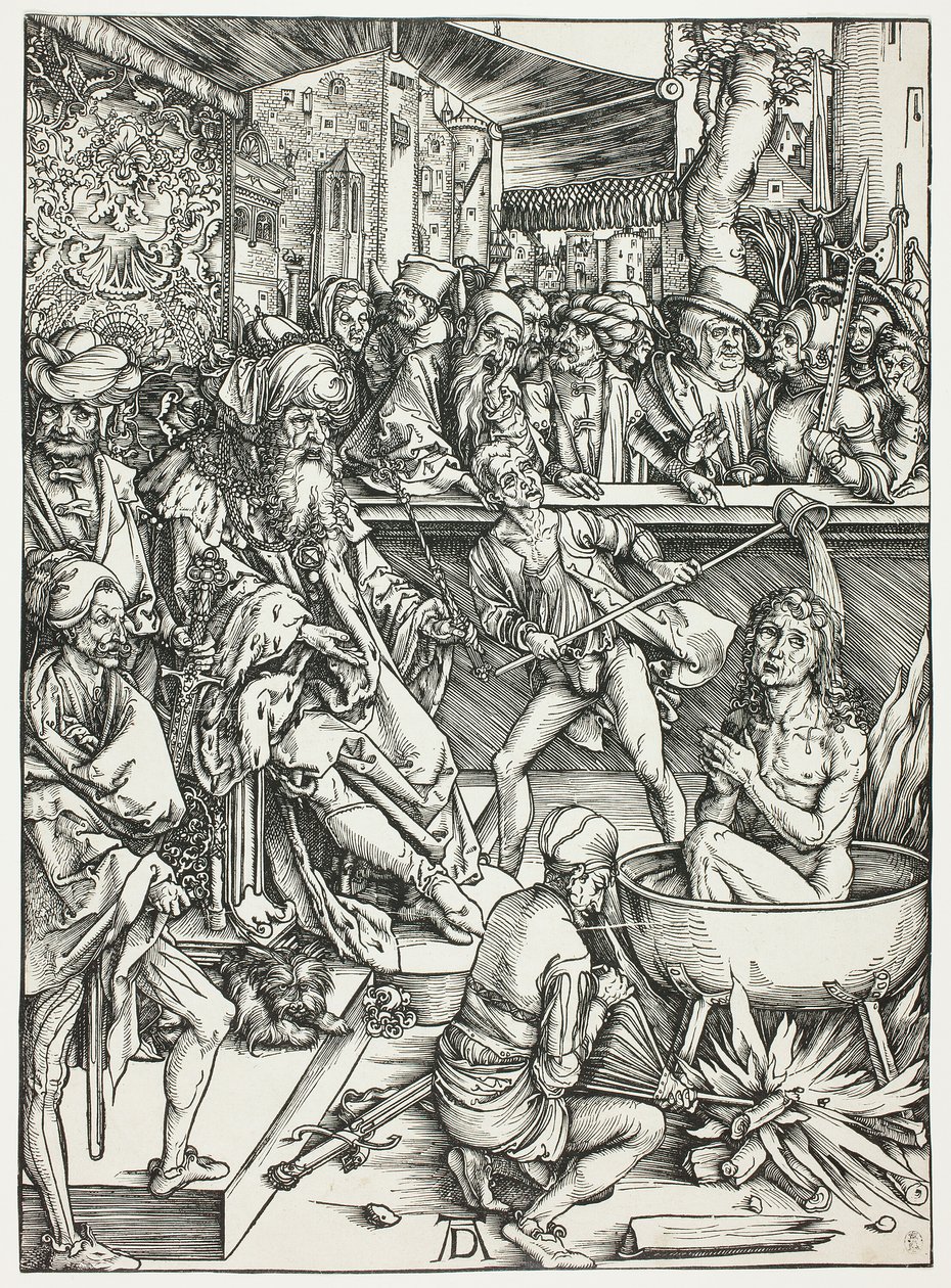 The Martyrdom of Saint John, fra The Apocalypse av Albrecht Dürer