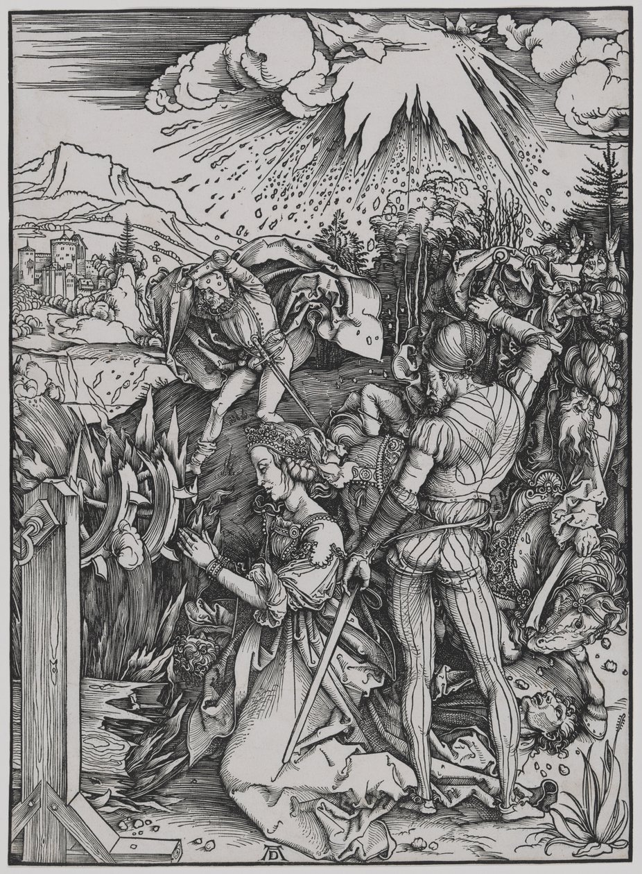 Den hellige Katarinas martyrium av Albrecht Dürer