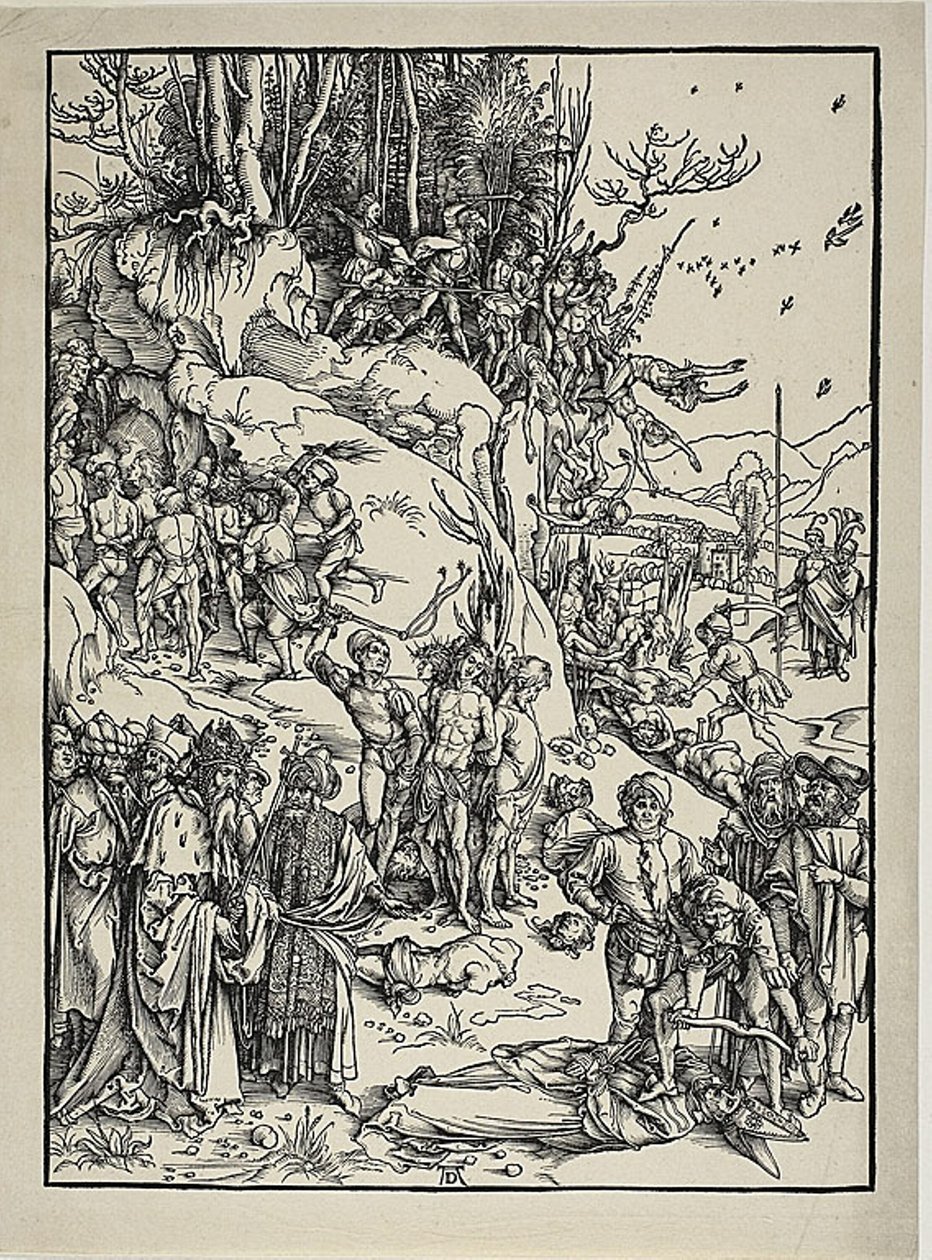 De ti tusens martyrium av Albrecht Dürer