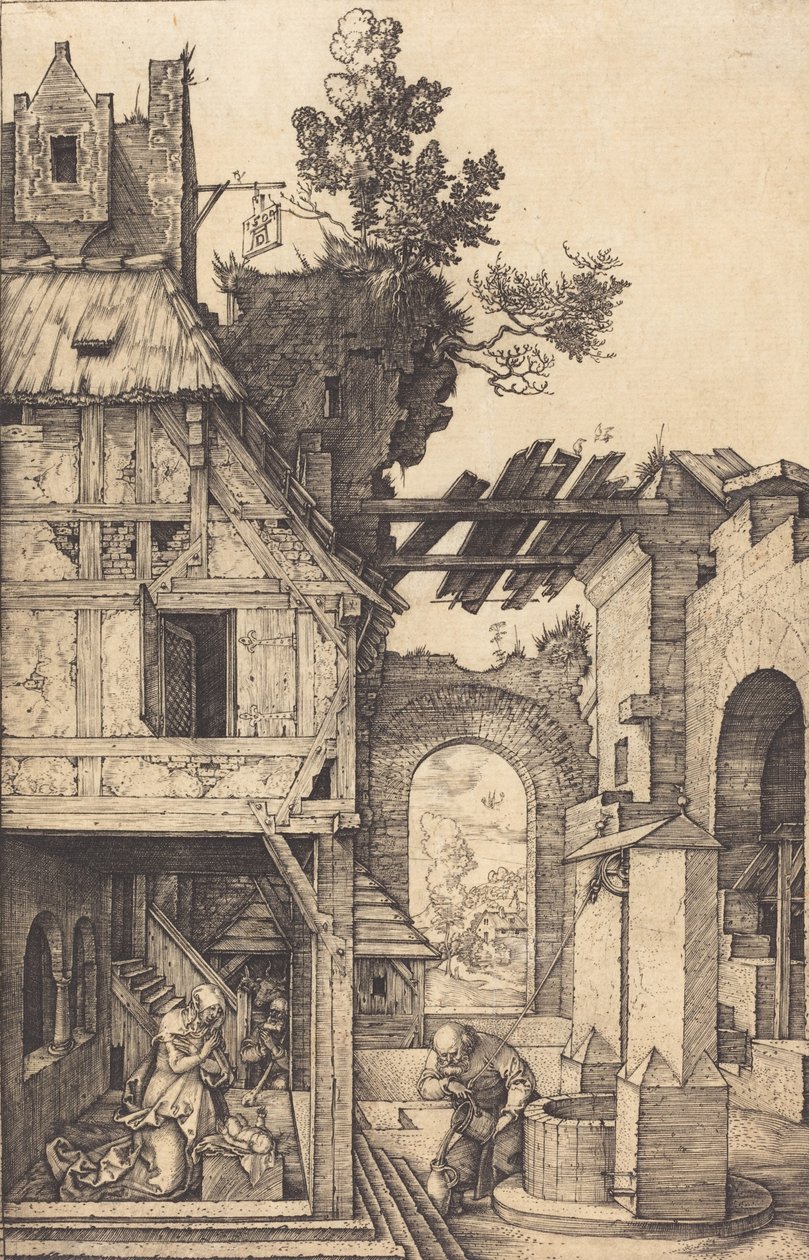 Fødselen, 1504. av Albrecht Dürer