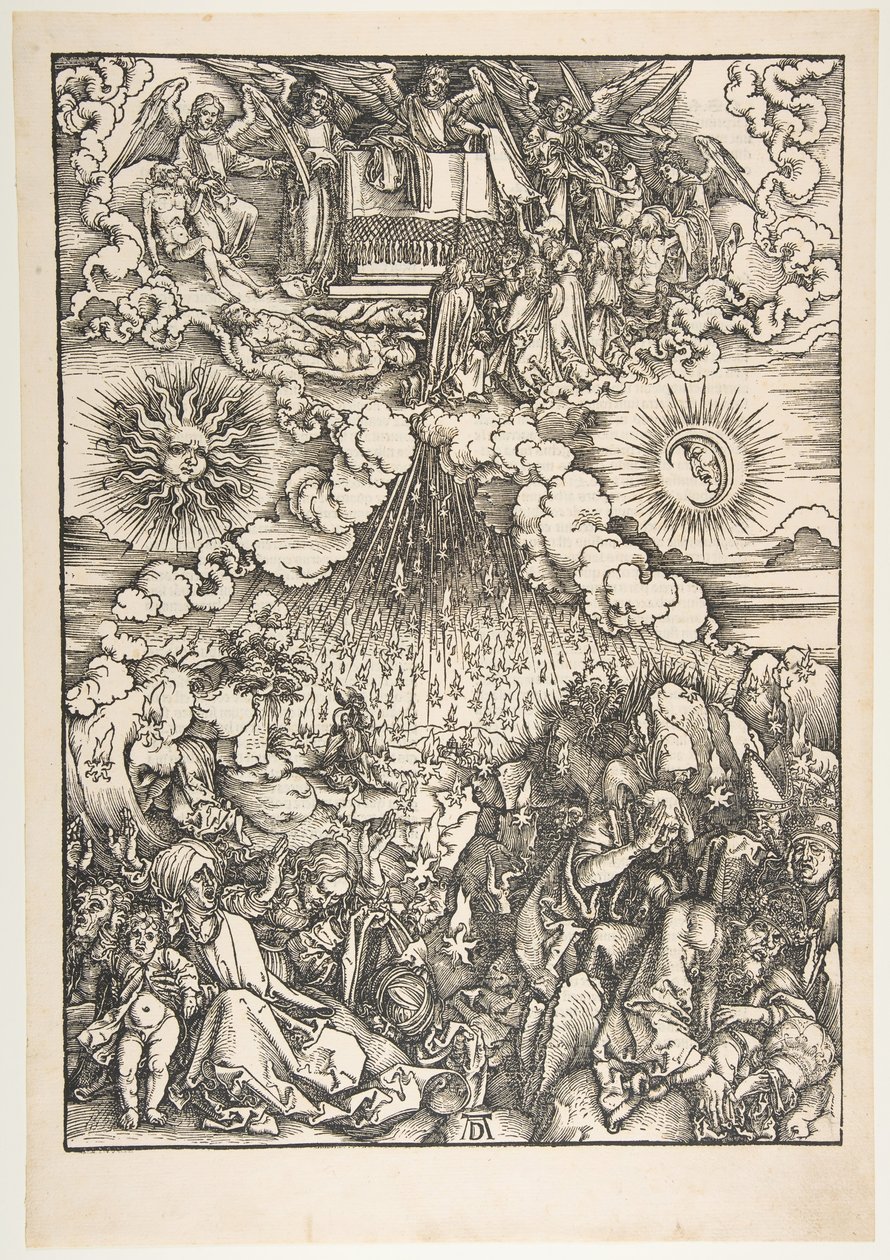 Åpningen av det femte og sjette seglet, fra Apocalypse.n.d. av Albrecht Dürer