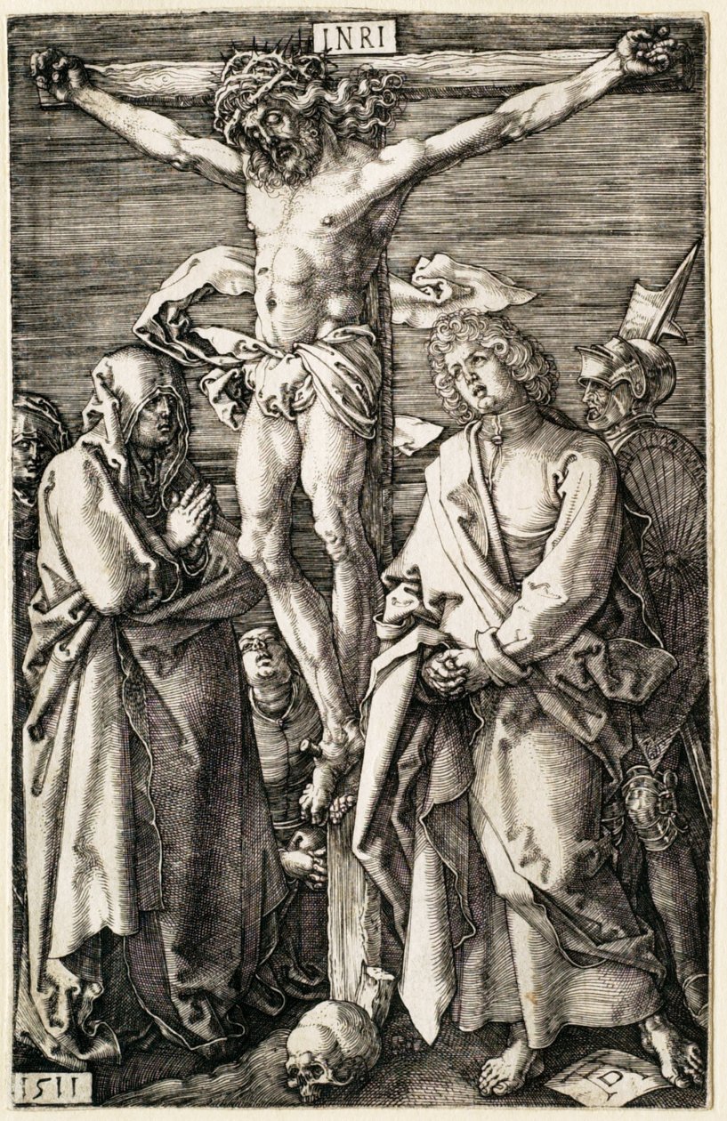 Pasjonen: Kristus på korset av Albrecht Dürer