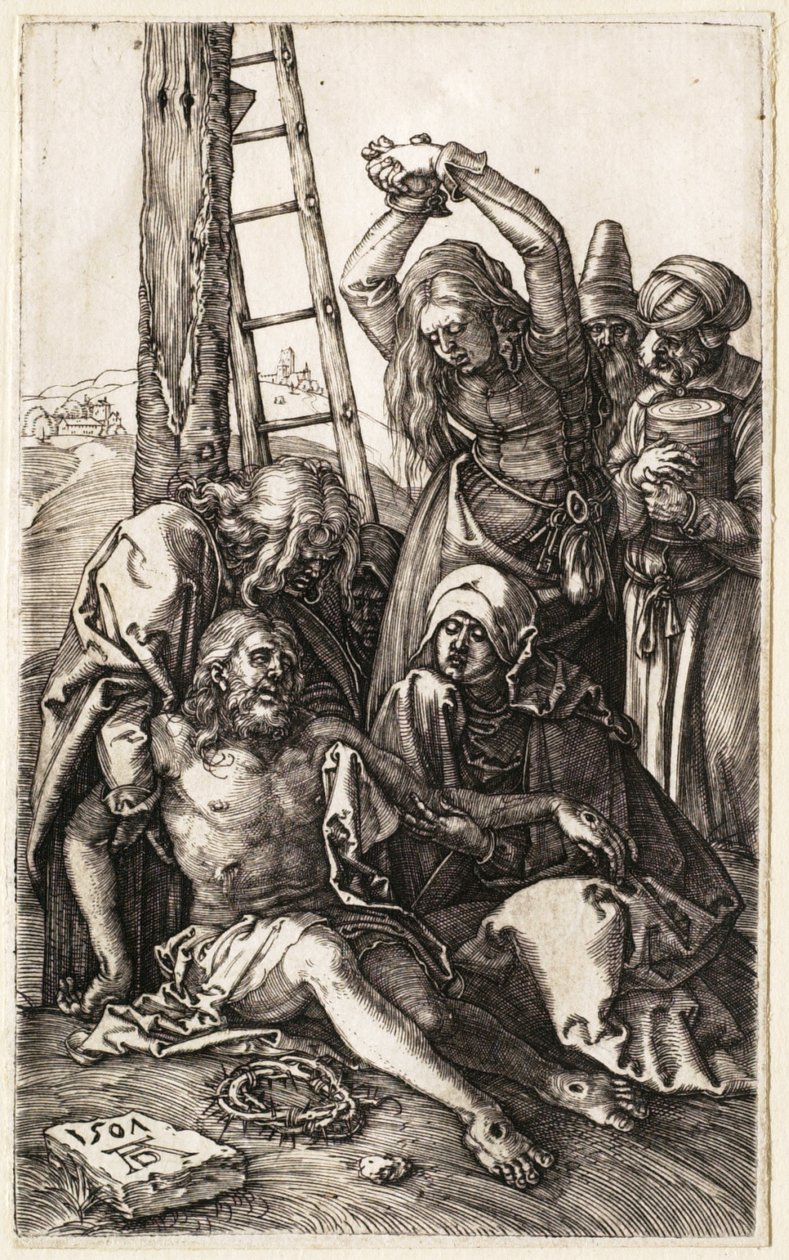 Pasjonen: Klagesangen av Albrecht Dürer