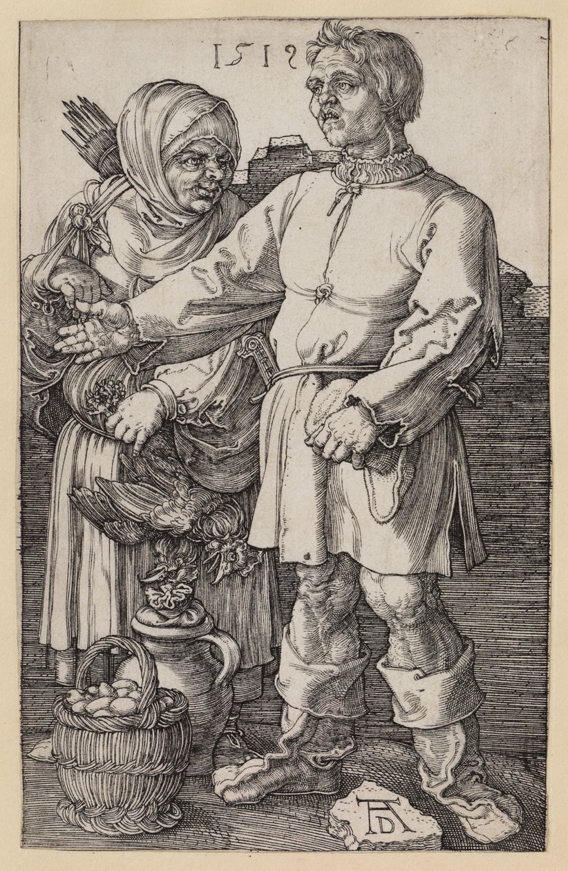 Bondeparet på markedet av Albrecht Dürer
