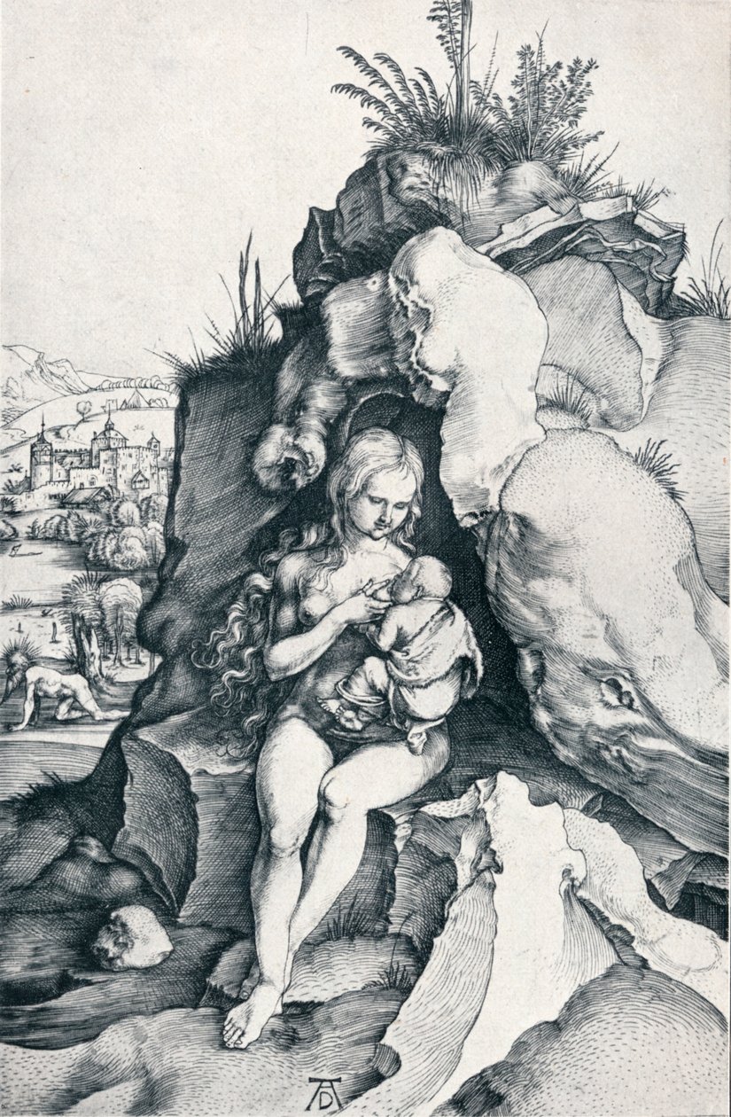 The Penance of St John Chrysostom, 1495 1906 av Albrecht Dürer
