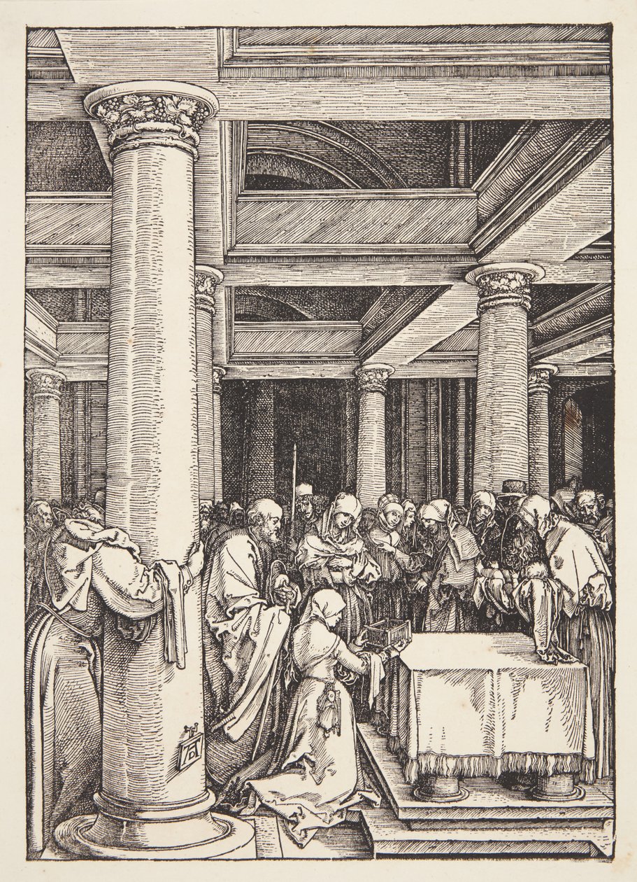 Presentasjonen i tempelet av Albrecht Dürer