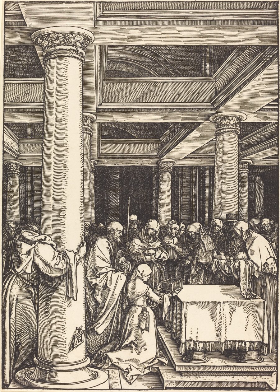 Presentasjonen av Kristus i tempelet av Albrecht Dürer