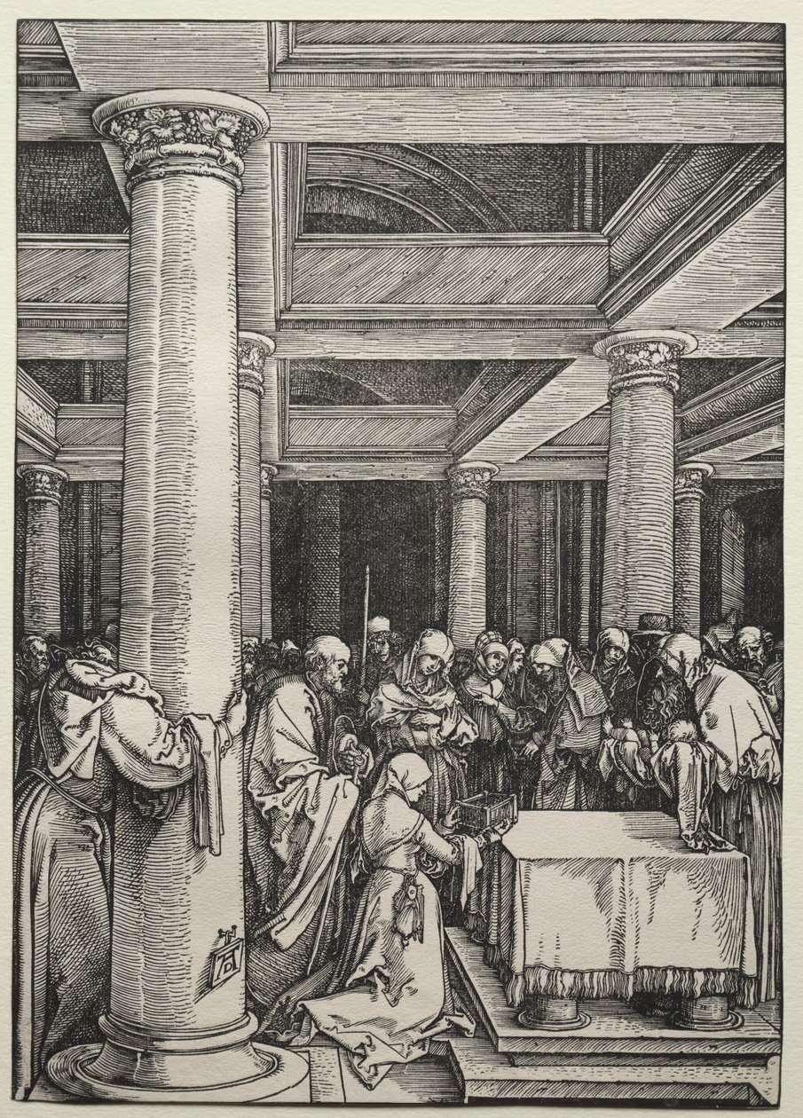 Presentasjonen av Kristus i templet, ca. 1504-1505. av Albrecht Dürer