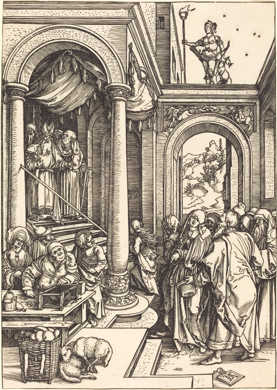 Presentasjonen av jomfruen i tempelet av Albrecht Dürer