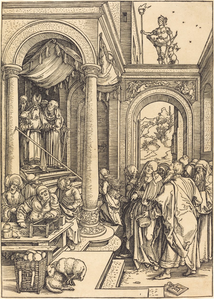 Presentasjonen av jomfruen i tempelet av Albrecht Dürer