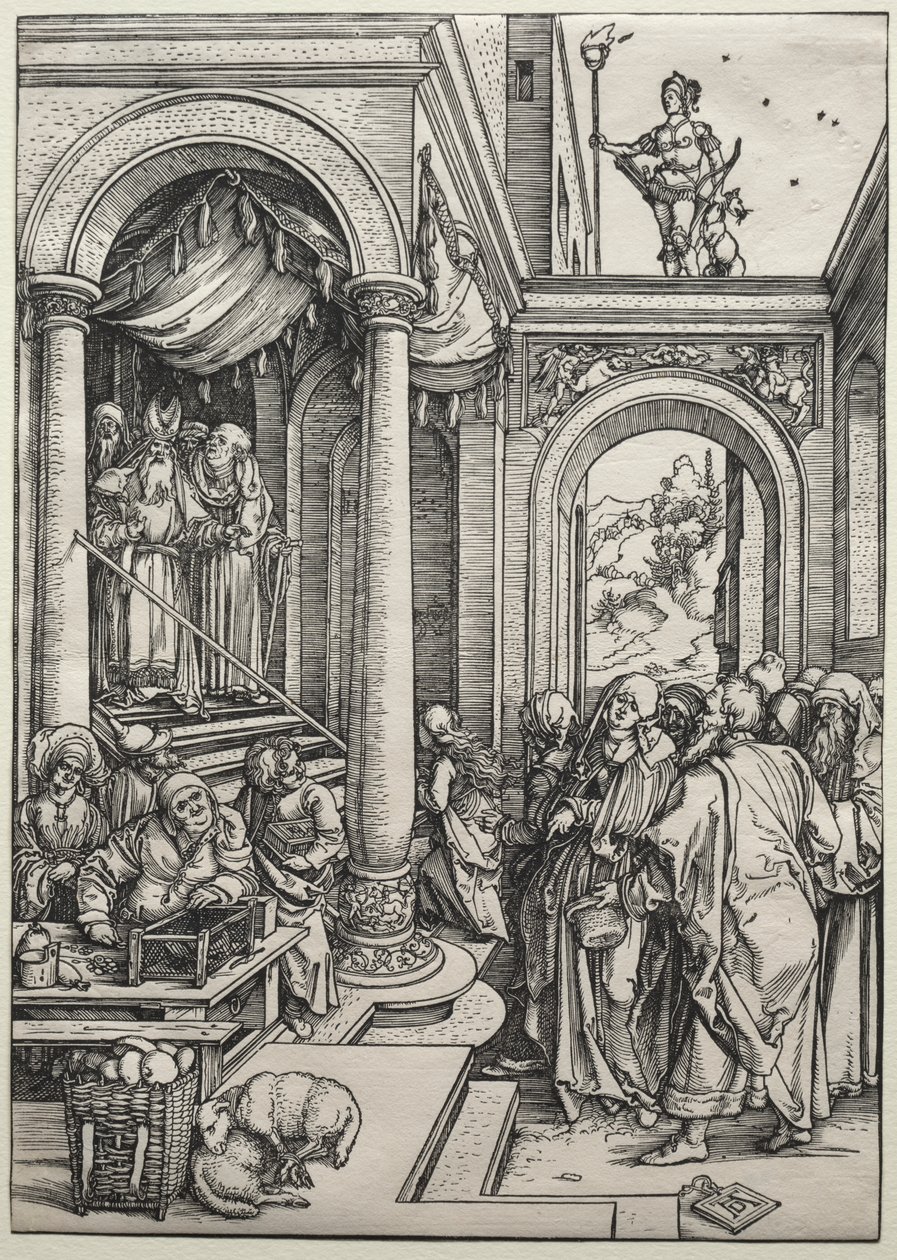 Presentasjonen av jomfruen i tempelet av Albrecht Dürer