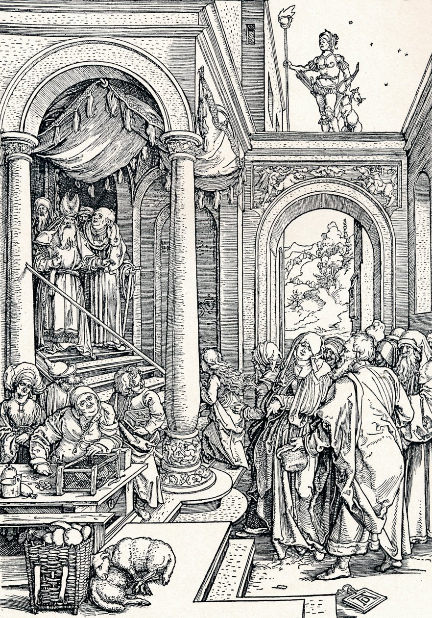Presentasjonen av jomfruen i tempelet, 1506 1906 av Albrecht Dürer