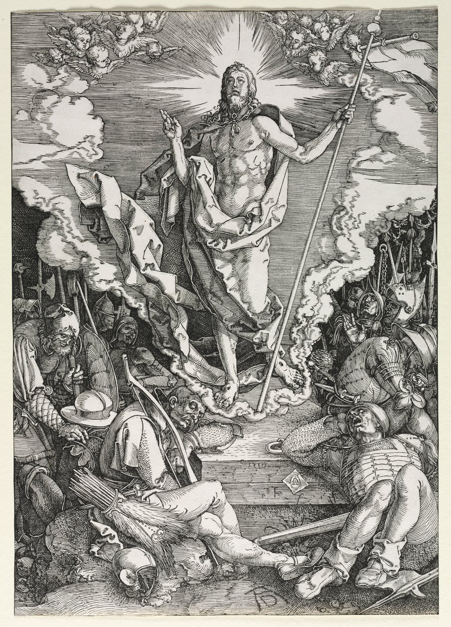 Oppstandelsen, 1510. av Albrecht Dürer