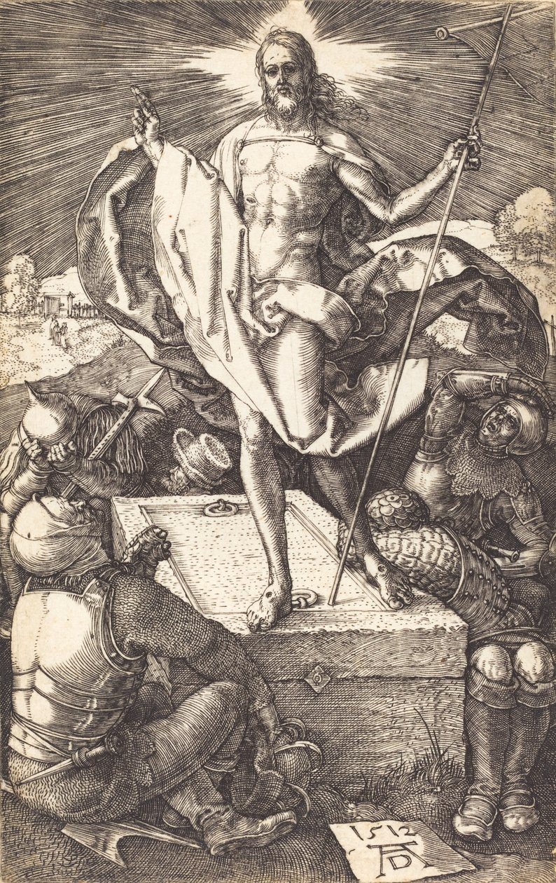 Oppstandelsen, 1512. av Albrecht Dürer
