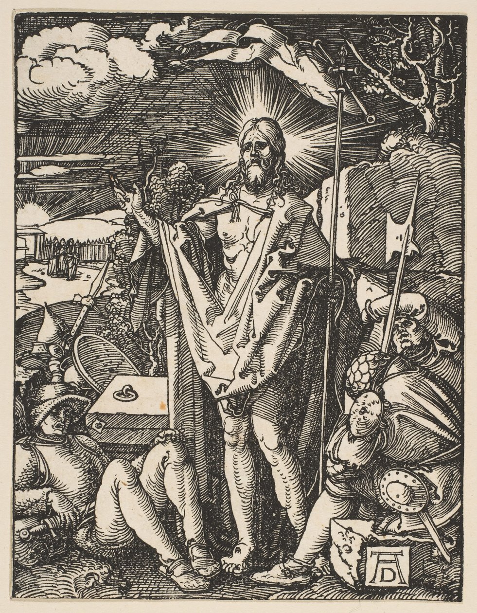 The Resurrection, fra The Little Passion, ca. 1510. av Albrecht Dürer