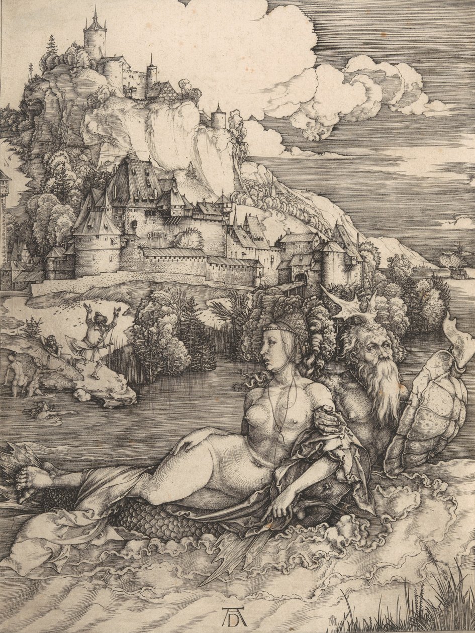 Sjømonsteret, ca. 1498., ca. 1498. av Albrecht Dürer
