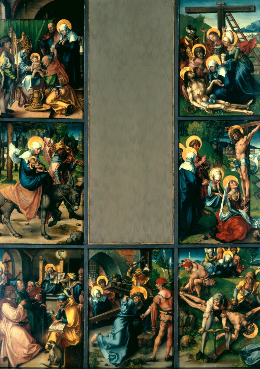 Jomfruens syv sorger, 1495-1496 av Albrecht Dürer