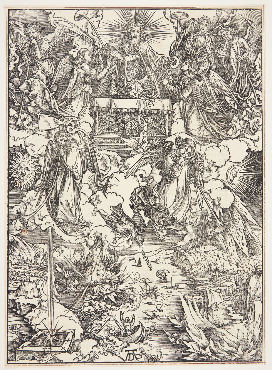 De syv trompeter av Albrecht Dürer