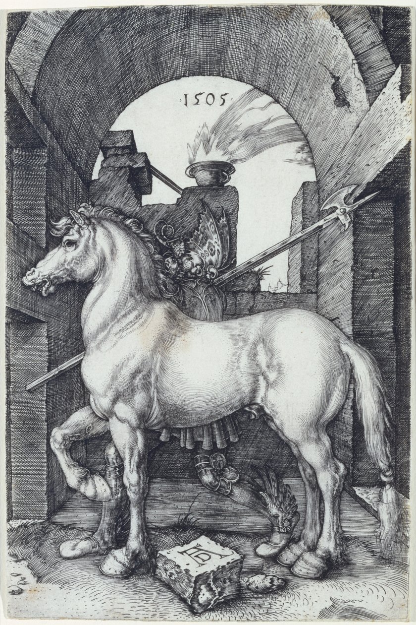 Den lille hesten, 1505 av Albrecht Dürer
