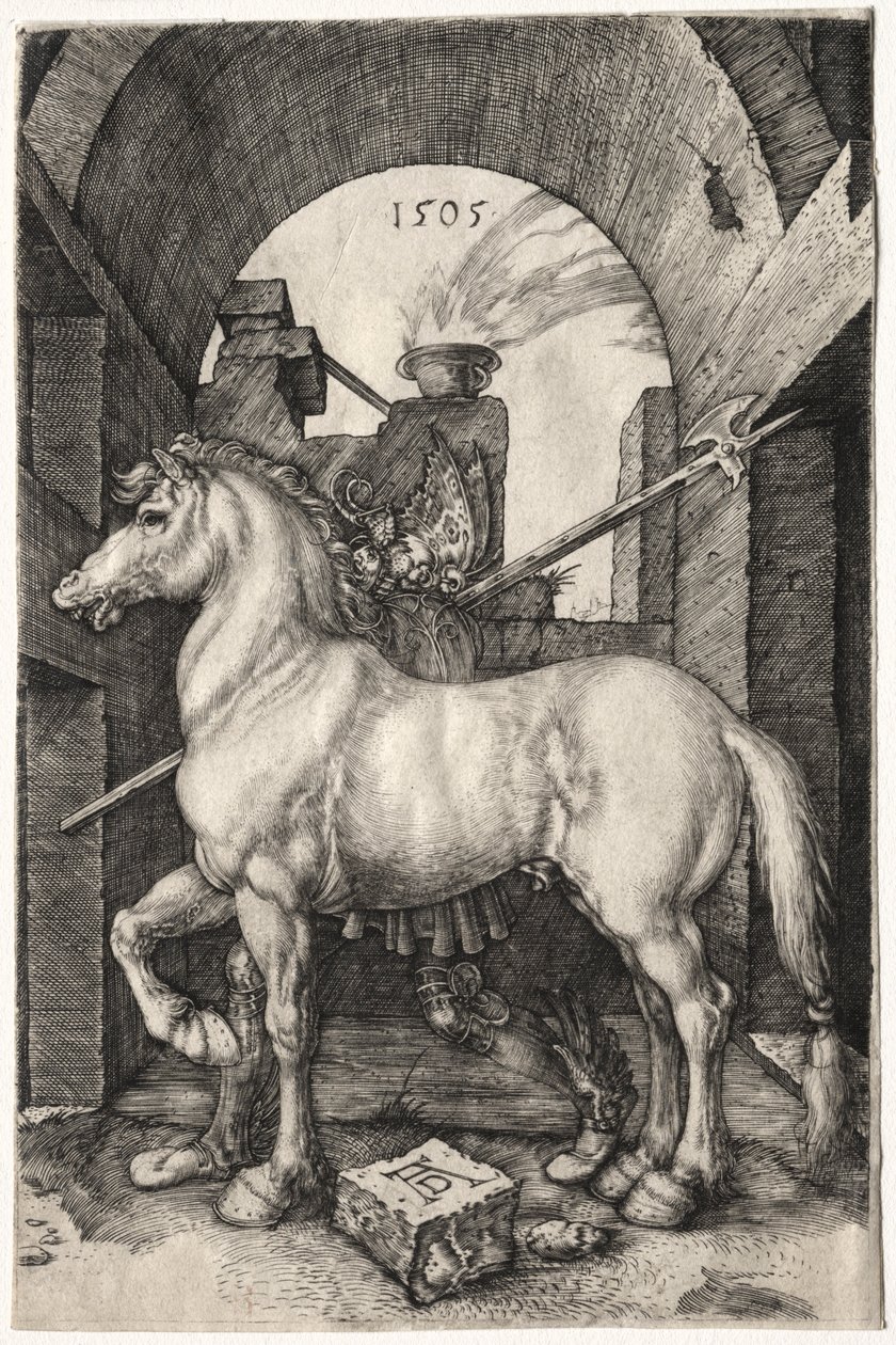 Den lille hesten, 1505. av Albrecht Dürer