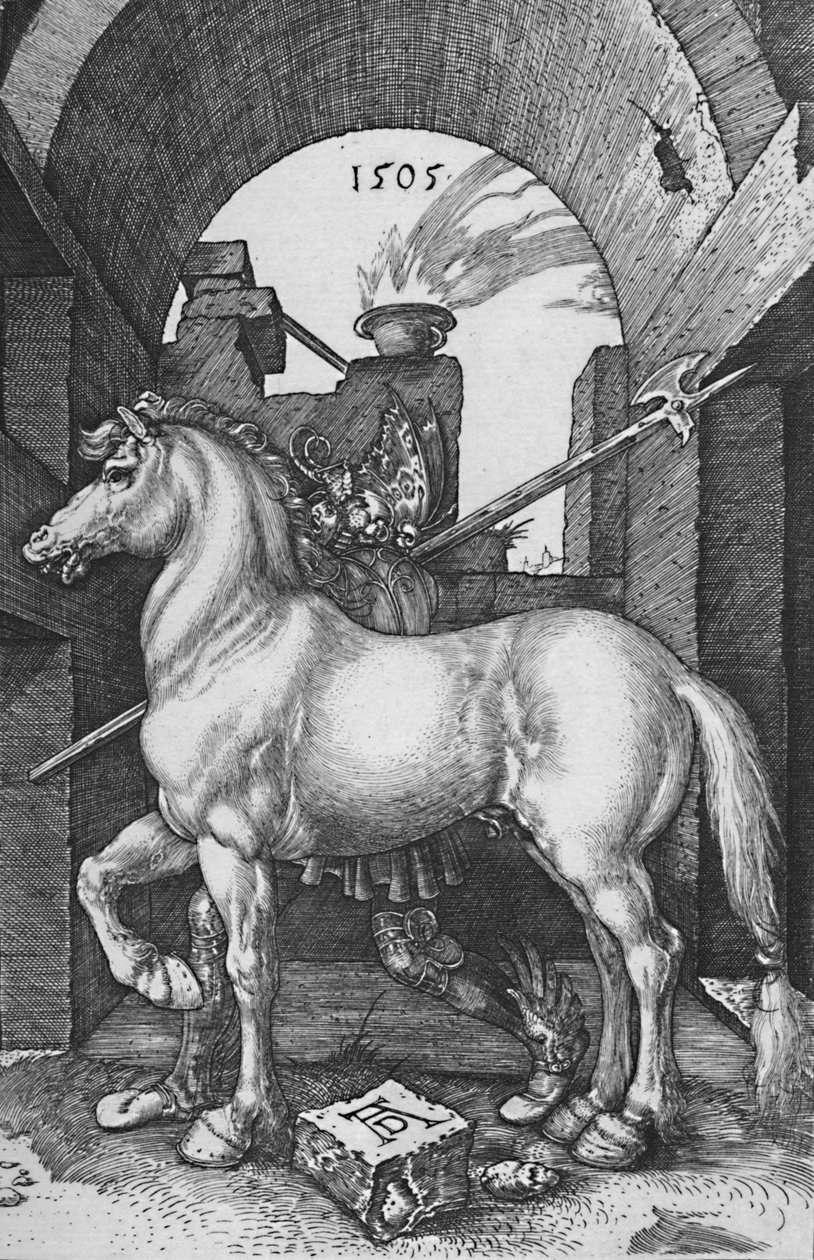 Den lille hesten, 1505, 1906 av Albrecht Dürer