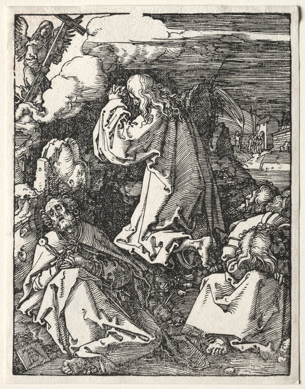 Den lille pasjonen: Kristus på Oljeberget av Albrecht Dürer