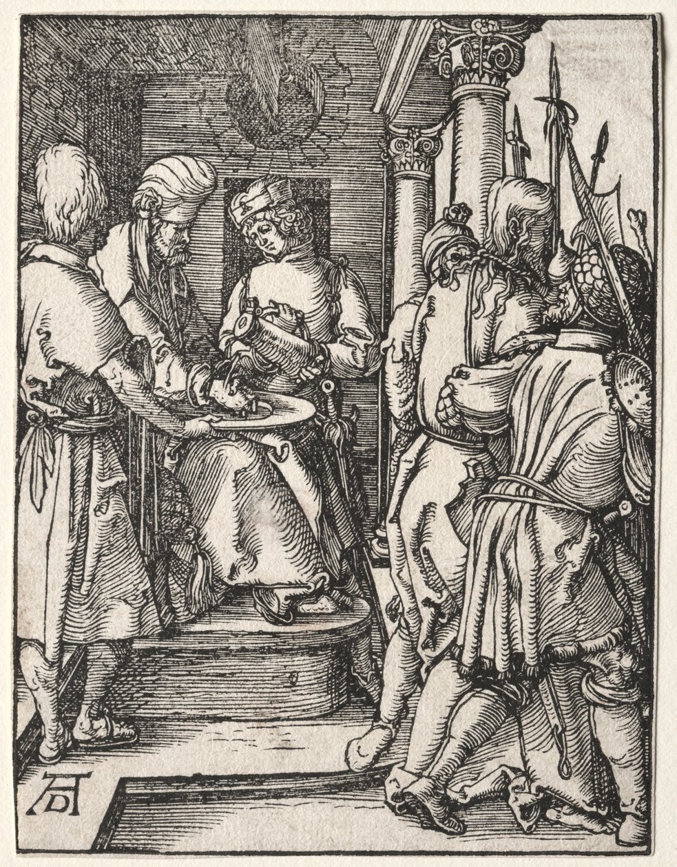 Den lille lidenskapen: Pilatus vasker hendene, 1509-1511. av Albrecht Dürer