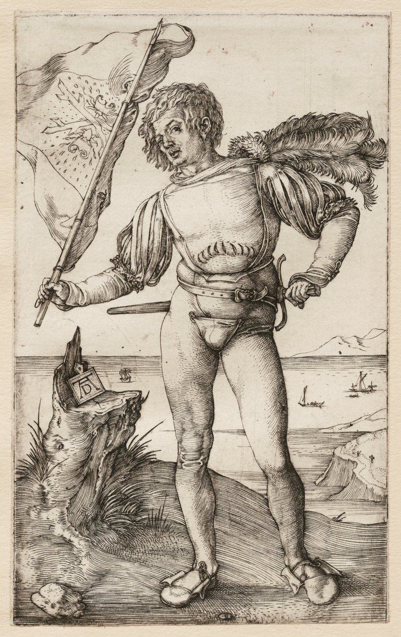 Fanebæreren av Albrecht Dürer