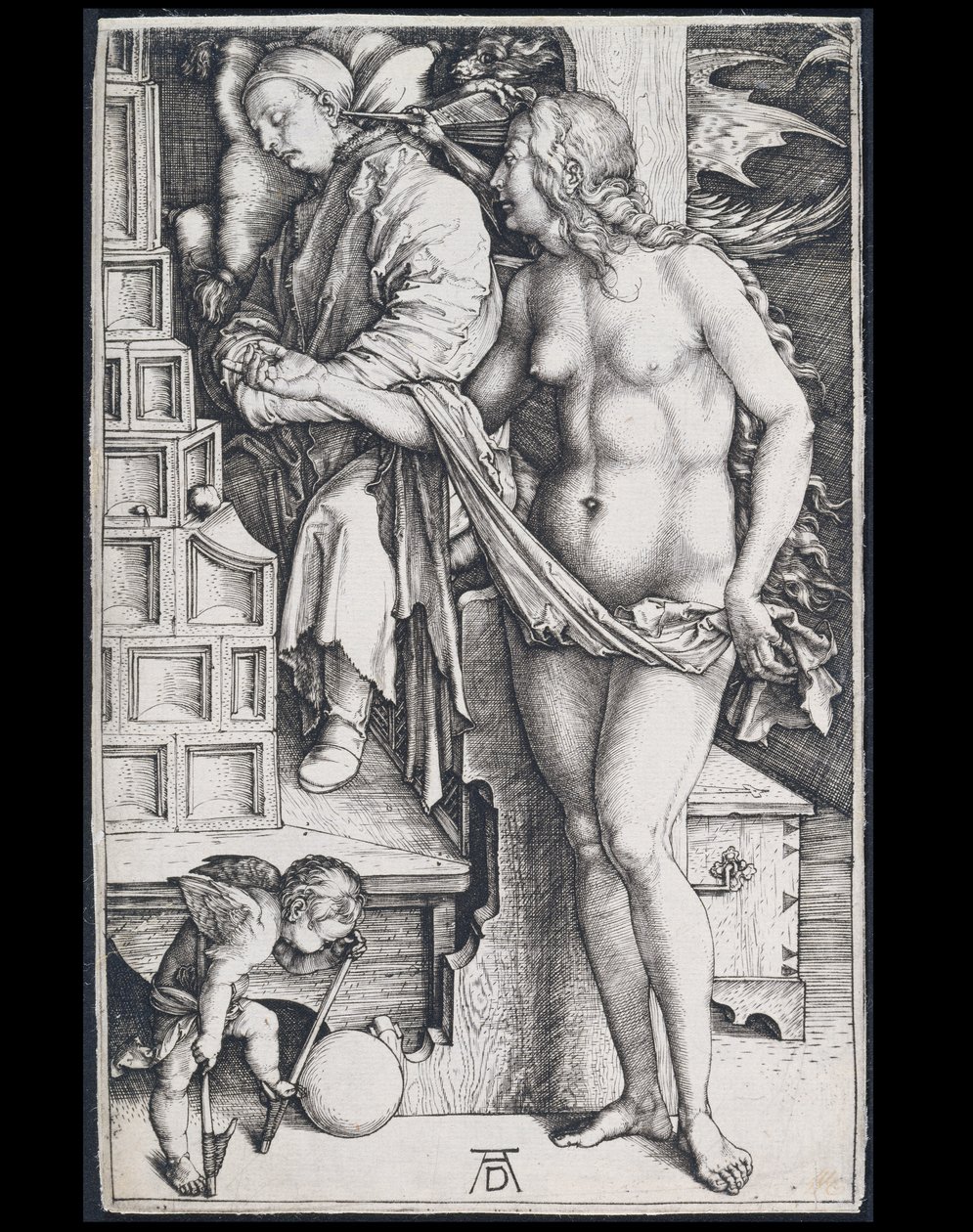 Dovenlats fristelse (Doktorens drøm) av Albrecht Dürer