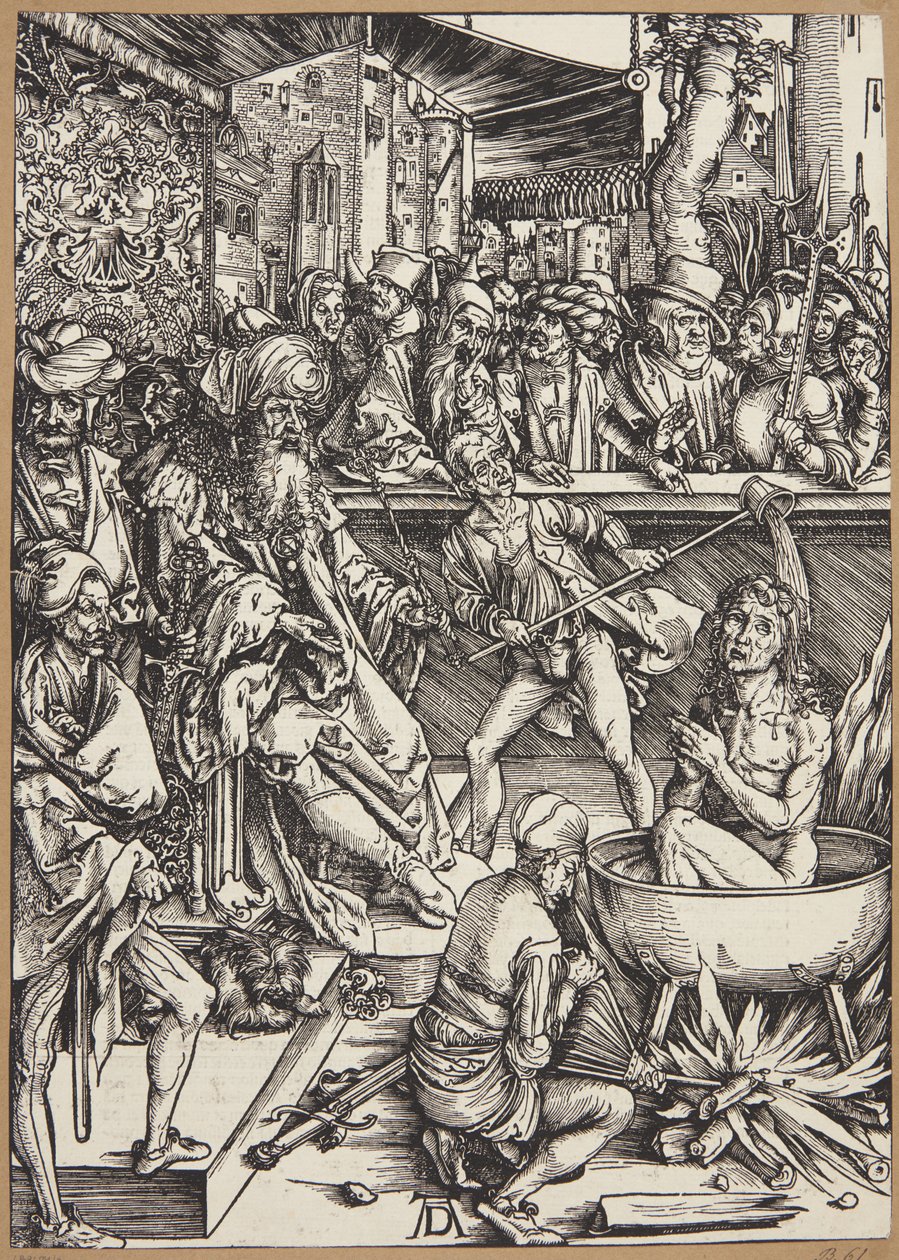 Torturen av St. Johannes evangelisten av Albrecht Dürer
