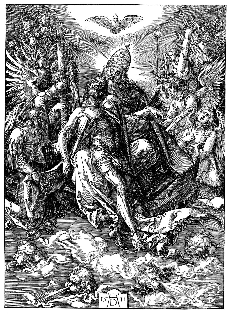 Treenigheten The Throne of Grace, 1511 av Albrecht Dürer