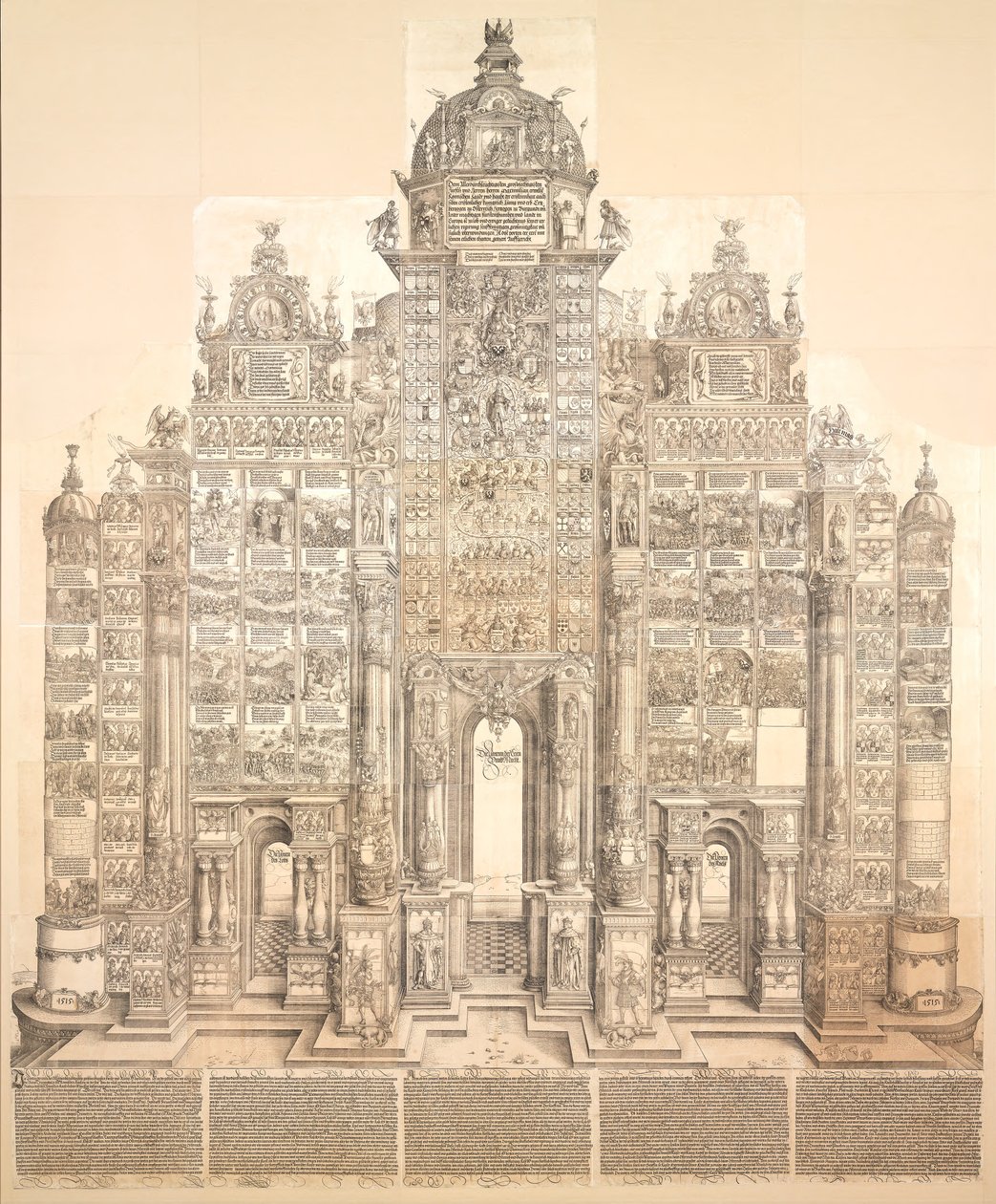 Triumfbuen til keiser Maximilian I av Albrecht Dürer